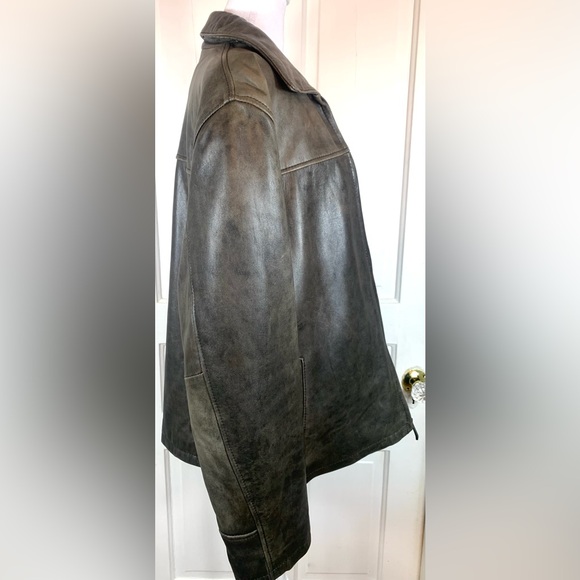 Kenneth Cole Reaction Leather Jacket - Mens - Picture 15 of 17